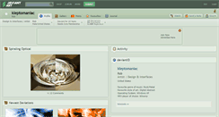 Desktop Screenshot of kleptomaniac.deviantart.com