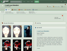 Tablet Screenshot of i-want-you-bleeders.deviantart.com