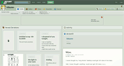 Desktop Screenshot of kitsune-.deviantart.com