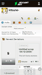 Mobile Screenshot of kitsune-.deviantart.com