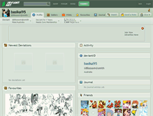 Tablet Screenshot of basikal95.deviantart.com