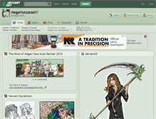 Tablet Screenshot of megerisazarael.deviantart.com