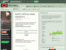 Tablet Screenshot of okami-hope.deviantart.com