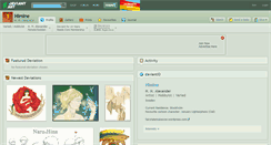 Desktop Screenshot of himine.deviantart.com