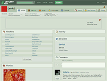 Tablet Screenshot of deviot.deviantart.com