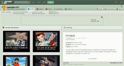 Desktop Screenshot of clampfan101.deviantart.com