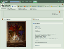 Tablet Screenshot of csberne.deviantart.com