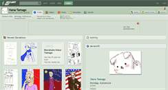 Desktop Screenshot of hana-tamago.deviantart.com