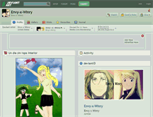 Tablet Screenshot of envy-x-winry.deviantart.com