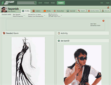 Tablet Screenshot of fasyonish.deviantart.com