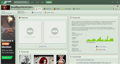 Desktop Screenshot of bloodraynefansunite.deviantart.com