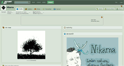 Desktop Screenshot of nikama.deviantart.com