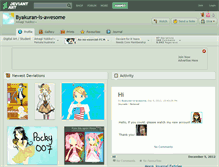 Tablet Screenshot of byakuran-is-awesome.deviantart.com