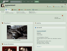 Tablet Screenshot of icyemochick69.deviantart.com