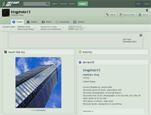 Tablet Screenshot of kingphoto13.deviantart.com