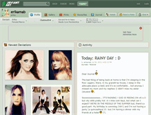 Tablet Screenshot of erikamab.deviantart.com