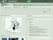 Tablet Screenshot of kyero.deviantart.com