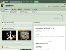 Tablet Screenshot of elegant-gypsy.deviantart.com