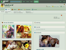 Tablet Screenshot of nekoif-or-nf.deviantart.com