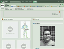 Tablet Screenshot of gelfayr.deviantart.com