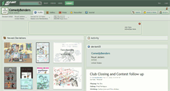 Desktop Screenshot of comedybenders.deviantart.com