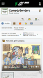 Mobile Screenshot of comedybenders.deviantart.com