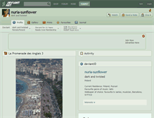Tablet Screenshot of nuria-sunflower.deviantart.com