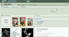 Desktop Screenshot of johnnyvega13.deviantart.com