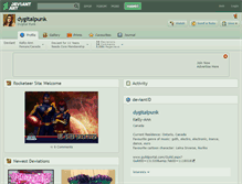 Tablet Screenshot of dygitalpunk.deviantart.com