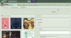Desktop Screenshot of luzerna.deviantart.com
