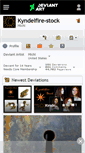 Mobile Screenshot of kyndelfire-stock.deviantart.com