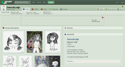 Desktop Screenshot of deborahleigh.deviantart.com