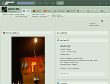 Tablet Screenshot of devilwork.deviantart.com