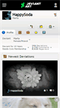 Mobile Screenshot of happysoda.deviantart.com