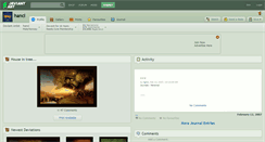Desktop Screenshot of hanci.deviantart.com