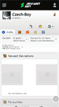 Mobile Screenshot of czech-boy.deviantart.com