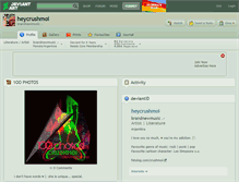 Tablet Screenshot of heycrushmoi.deviantart.com