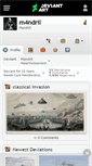 Mobile Screenshot of m4ndril.deviantart.com