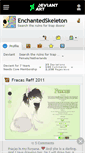 Mobile Screenshot of enchantedskeleton.deviantart.com