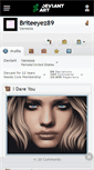 Mobile Screenshot of briteeyez89.deviantart.com