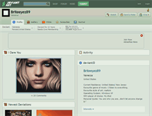 Tablet Screenshot of briteeyez89.deviantart.com