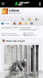 Mobile Screenshot of ajdavis.deviantart.com