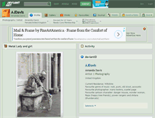 Tablet Screenshot of ajdavis.deviantart.com