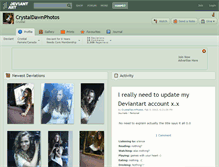 Tablet Screenshot of crystaldawnphotos.deviantart.com