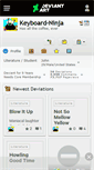 Mobile Screenshot of keyboard-ninja.deviantart.com