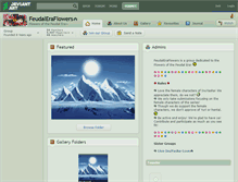 Tablet Screenshot of feudaleraflowers.deviantart.com