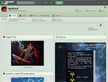 Tablet Screenshot of ngurahrai.deviantart.com