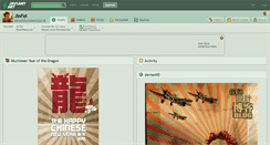 Desktop Screenshot of jinfei.deviantart.com