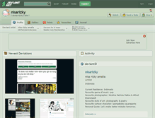 Tablet Screenshot of nisarizky.deviantart.com