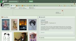 Desktop Screenshot of latina24.deviantart.com